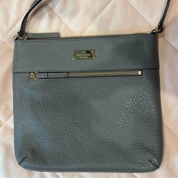 Kate Spade Laurel Way Rima Crossbody Bag – Pebbled Leather – Grey - Picture 2 of 7